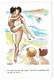 Illustrateur R. Marquo Marquot Humor Humour Pin Up Sexy Girl Man Bikini Nageur-Sauveteur Maillot De Bain Erotique AK - Chaperon, Jean