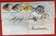 ROMA 1866 Lettera SPL >Bordeaux France (Stato Pontificio États Pontificaux Lettre Pontifical States Cover 1852 Issue - Kerkelijke Staten