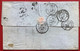 Delcampe - ROMA 1866 Lettera SPL >Bordeaux France (Stato Pontificio États Pontificaux Lettre Pontifical States Cover 1852 Issue - Kerkelijke Staten