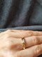 Gold Ring With Cubic Zirconia - Ring