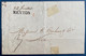 Lettre Avec Texte De 1829 Cursive Sarde " Date Manuscrite / MENTON " Pour NICE TTB - ...-1885 Precursori