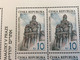 1997 Monuments Juifs De Prague Emission Commune Avec Israel Petite Feuille De 8 Timbres YT 139 140 - Blocks & Sheetlets