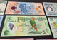 8 X Uncirculated Polymer Banknotes, Inc. China, Fiji, New Guinea, Indonesia And More. - Andere - Azië