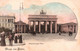 GRUSS AUS BERLIN / BRANDENBURGER THOR / JOLIE CARTE - Porta Di Brandeburgo