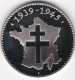 Medaille En Nickel, 6 Juin 1944 Débarquement De Normandie, Croix De Lorraine 1939 -1945, FDC - 1939-45