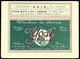 ITALY(1923) Insurance. Gas And Electric Illumination. Union Tires. Vermouth. Touring Car.  Postal Lettercard With BLP - Zegels Voor Reclameomslagen (BLP)