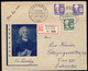 SWEDEN(1938) Emanuel Swedenborg. Registered FDC With Cachet. Scott Nos 264-6. This Lot Includes Several 10o Varieties - Errors, Freaks & Oddities (EFO)