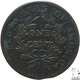 LaZooRo: United States Of America 1 Cent 1802 F / VF Die Crack, Cut Planchet - 1796-1807: Draped Bust