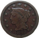 LaZooRo: United States 1 Cent 1847 VF - 1840-1857: Braided Hair (Capelli Intrecciati)