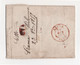 1857 Belgique Lettre TIRLEMONT ( Tienen ) - LIEGE - 1849-1865 Medallones (Otros)