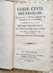 C1 CODE NAPOLEON - CODE CIVIL 1806 TOULOUSE Relie PLEIN CUIR D EPOQUE - Français