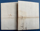 Monaco Lettre Avec Texte écrite à Livourne De 1745 Marque Manuscrite En Transit " De Monaco " Pour Marseille TTB - ...-1885 Prephilately