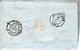 7717 Lettre Paris Etoile    Pour Angoulême Heurtebise (Charente 16)  28/07/1855 (recto-verso) PARIS à BORDEAUX  Recto - 1849-1876: Période Classique