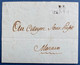 Lettre Du Curé De MENTON 1803 Marque " 85 / Menton " Pour MONACO Pas Courant En Local... - ...-1885 Préphilatélie
