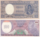 Chile #110 (1947-1958) 5 Pesos & Suriname #128 100 Gulden (1985) Lot Of 2 Banknotes Money - Otros – América