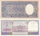 Chile #110 (1947-1958) 5 Pesos & Suriname #128 100 Gulden (1985) Lot Of 2 Banknotes Money - Autres - Amérique