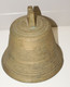 *BELLE ANCIENNE GRANDE CLOCHE BRONZE BELL PORTE D'ENTREE SONNETTE DECO CHALET    E - Cloches