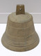 Delcampe - *BELLE ANCIENNE GRANDE CLOCHE BRONZE BELL PORTE D'ENTREE SONNETTE DECO CHALET    E - Cloches