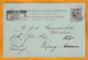 1889  - UPU PC 5 Ct Stationery From PARAMARIBO, Suriname, Netherlands To LEPZIG, Deutschland Via LE HAVRE, France - Surinam ... - 1975