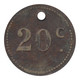 PARIS - NR03 - Monnaie De Nécessité - 20 Centimes - Le Polo - Monétaires / De Nécessité