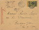 LETTRE RECOMMANDÉE SATADOUGOU PALMIER 35C HAUT-SENEGAL ET NIGER COVER - Cartas & Documentos