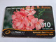 BERMUDA  $10,- LOGIC PHONECARD    BERMUDA     FLOWERS   PREPAID CARD  Fine USED  **10271** - Bermuda