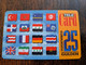 NETHERLANDS  PREPAID 25 HFL  FLAGS DIFFERENTS  TELE-CARD  USED CARD   ** 10282** - Ohne Zuordnung