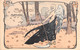 CPA Illustrateur Signé Henri Morin - Samedi Saturne Ange De La Mort Avec Sa Faux - Jour De La Semaine - Morin, Henri