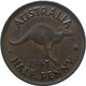 LaZooRo: Australia 1/2 Penny 1947 XF - ½ Penny