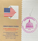 USA -CHINA 2006, SPECIAL COVER BY CHUNGHWA POST CO.LTD. PRIVATE CHINESE & ENGLISH LANGUAGE WASHINGTON COLOUR CANCELLATIO - Cartas & Documentos