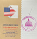 USA -CHINA 2006, SPECIAL COVER BY CHUNGHWA POST CO.LTD. PRIVATE CHINESE & ENGLISH LANGUAGE WASHINGTON COLOUR CANCELLATIO - Lettres & Documents