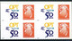 NOUVELLE CALEDONIE - N°1051 / 1052 - BLOCS DE 4 - TIMBRES PERSONNALISES ADHESIFS - CAGOU, LOGO "OPT" - Unused Stamps