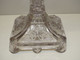 *JOLI ANCIEN BOUGEOIR CRISTAL PORTIEUX FLEURS De LYS Binet Forme Tour CHATEAU  E - Candeleros, Candelabros Y Palmatorias