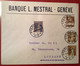 Privatganzsache: BANQUE MESTRAL Seltener Umschlag12Rp Braun Tell-Brustbild GENÈVE1927(Schweiz Private Postal Stationery - Ganzsachen