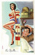 CPA Illustrator Illustrateur Humour Louis Carrière Soldat Soldier La Quille La Retraite Pin Up Lady Girl Seins Saillants - Carrière, Louis