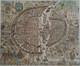 Vieux Document D'un Plan De Paris En 1548 (193X160 Mm) Sur Feuille Quadrillée, Trame Horizontale (273X206 Mm) - 4 Photos - Autres Plans