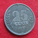 Netherlands 25 Cents 1943 KM# 174 Lt 596 *VT Holanda Hollande Nederland Pays Bas Olanda - Other & Unclassified