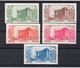 !!! PRIX FIXE : CAMEROUN, SERIE BASTILLE N°192/196 NEUVE ** N°192 VARIETE FAISCEAU TRONQUE - Unused Stamps