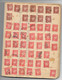 Collection De TIMBRES D'un ENFANT Sur CAHIER D'ECOLIER Années 1940 -PETAIN,SEMEUSE,IRIS,FISCAUX,CHEMINS DE FER,MERCURE.. - Used Stamps