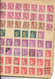Delcampe - Collection De TIMBRES D'un ENFANT Sur CAHIER D'ECOLIER Années 1940 -PETAIN,SEMEUSE,IRIS,FISCAUX,CHEMINS DE FER,MERCURE.. - Used Stamps