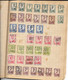 Delcampe - Collection De TIMBRES D'un ENFANT Sur CAHIER D'ECOLIER Années 1940 -PETAIN,SEMEUSE,IRIS,FISCAUX,CHEMINS DE FER,MERCURE.. - Used Stamps