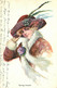 Delcampe - Mode & Femmes En Coiffes Ou Chapeaux * 13 CPA Illustrateur * Hat Chapeau * Vêtements Habits Art Déco Art Nouveau - Mode