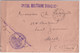 1931 - MAROC HOPITAL MILITAIRE ! - ENVELOPPE FM De OUDJA ! => PARIS - Militaire Stempels Vanaf 1900 (buiten De Oorlog)