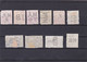 LOT 10 Stamps Commercial Patent,diff Perfin,perfores HUNGARY  See Scan. - Perfin