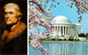 The Magnificent Jefferson Memorial Houses A Massive Statue Of Thomas Jefferson-Author Of Independence - C21974 - Presidenti