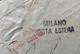 Delcampe - ITALY 1999, COVER TO AUSTRIA POSTWAR KING STAMP USED COVER VIA MILANO-SWIZZERA FLIGHT COVER  TO BRIXLEGG TIROl      TRIA - 1991-00: Afgestempeld