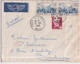 1953 - MAROC POSTE EXPRES ! - ENVELOPPE AVION De CASABLANCA => BORDEAUX - Briefe U. Dokumente