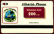 SCHEDA TELEFONICA PHONECARD LIBERA 200 UNITS ELEPHANT - Liberia