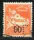 ALGERIE - N° 75 Perforé CL Ø Oblitéré Used Ø -- - Used Stamps