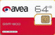 Turkey - Avea - Red White Design 64Kb GSM SIM2 Mini (Type 2), Mint - Türkei